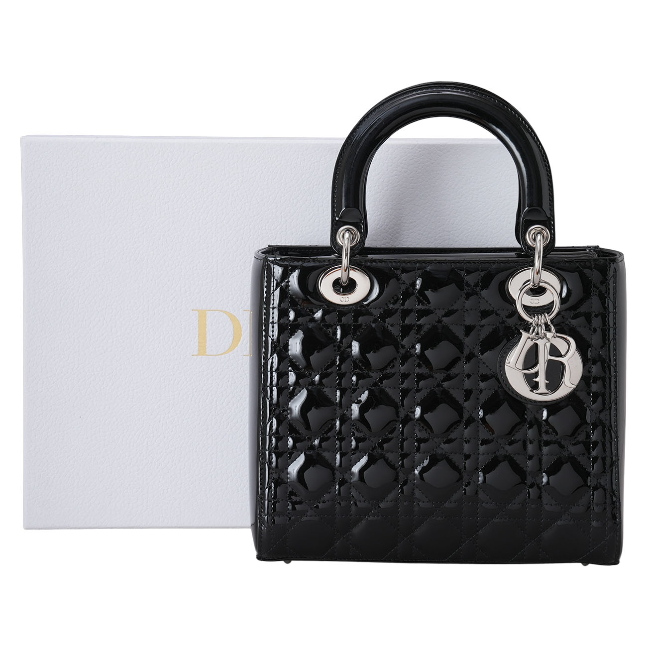 CHRISTIAN DIOR(USED)디올 페이던트 레이디디올 미듐